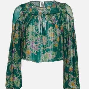 Free People Women's Up for Anything Paisley Top -